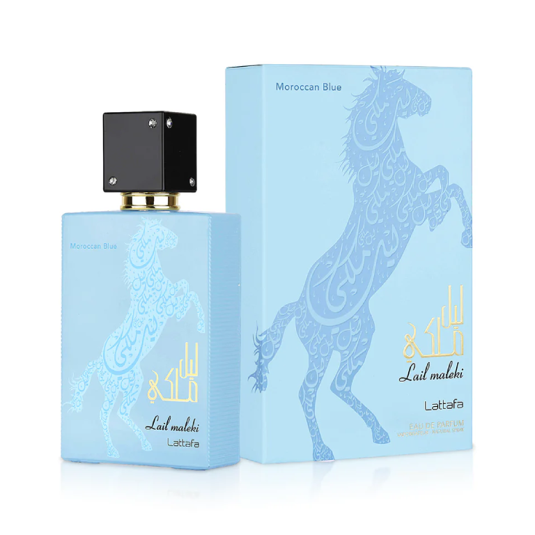 Lail Maleki Moroccan Blue Eau de Parfum de Lattafa 100ml